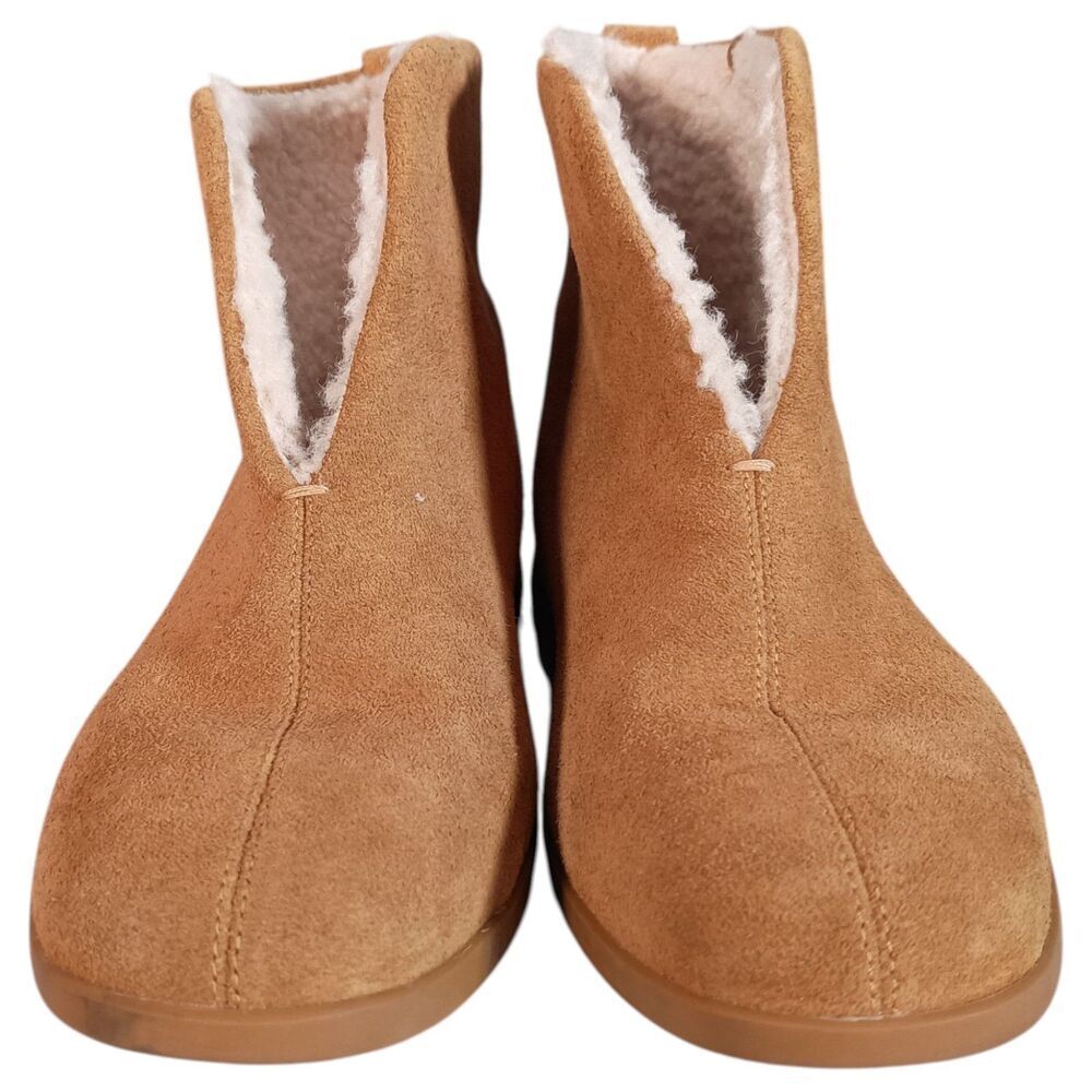 Everlane Boots Womens 6 ReNew Slipper Faux Fur Ankle Round Toe Winter - Picture 4 of 12